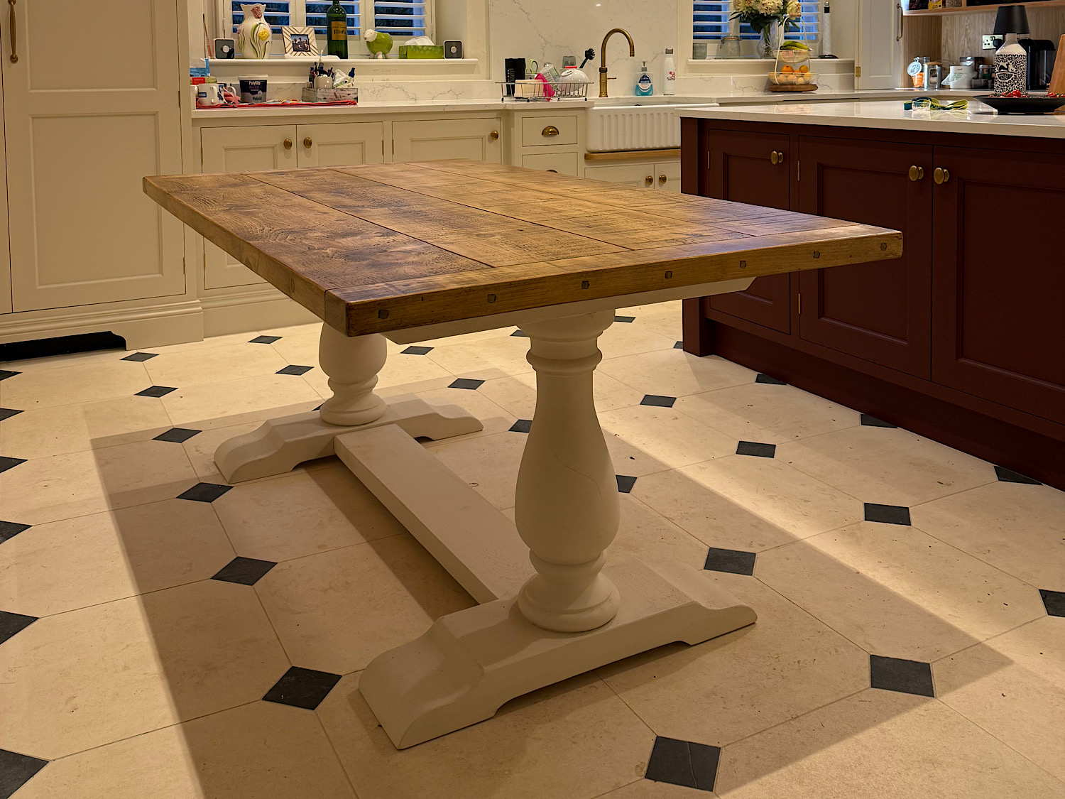 Balustrade Pedestal Table